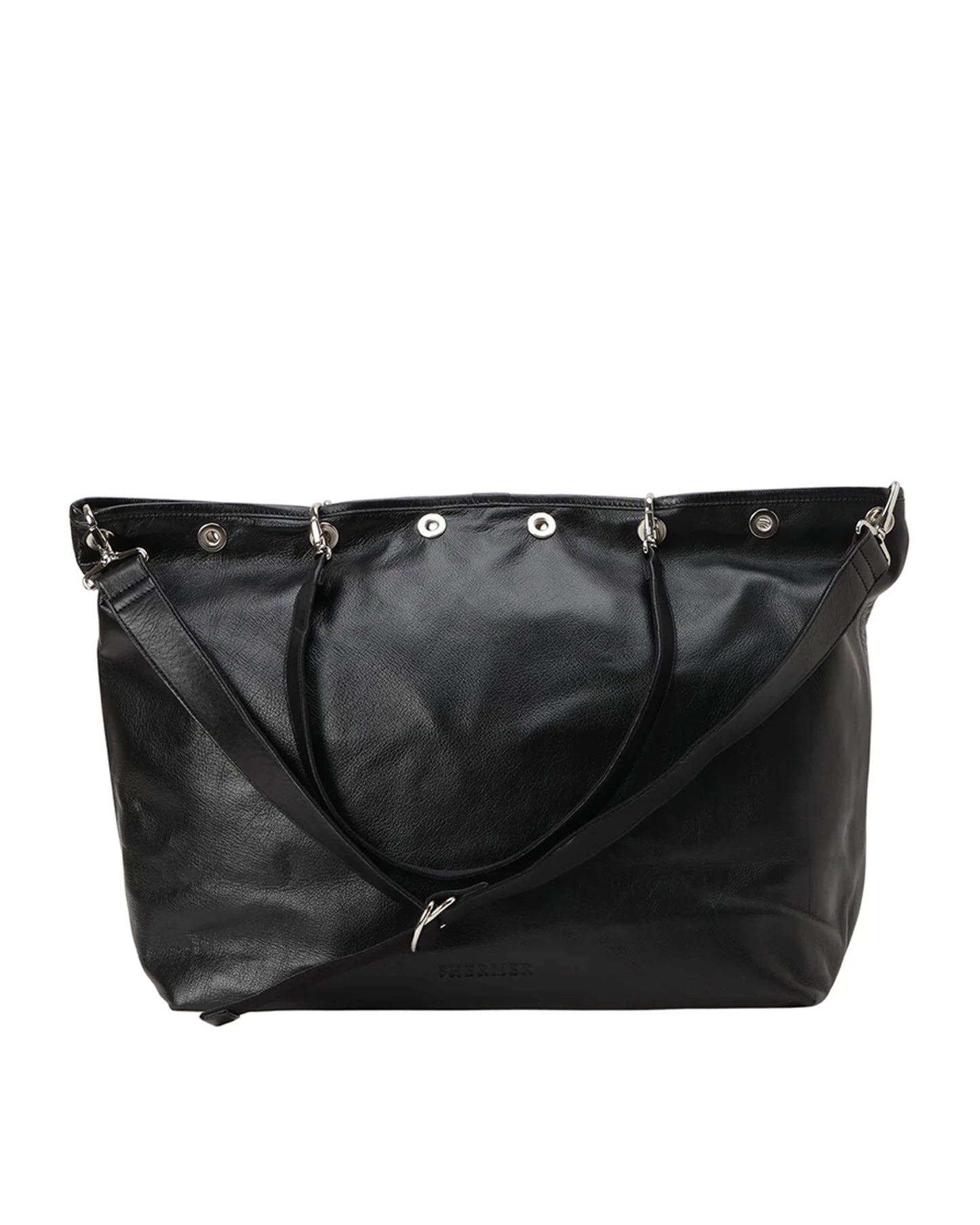 シャーマー/15 Leather Bag/レザーバッグ/BLACK