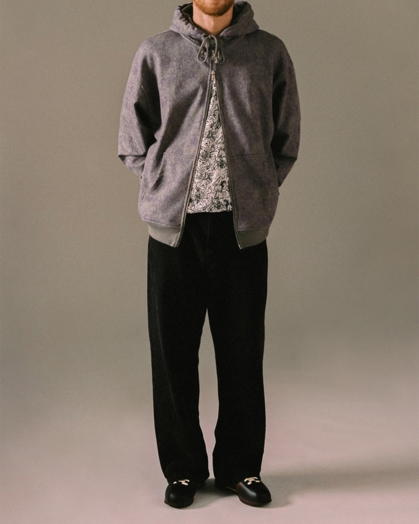 ラスベート/PACC15P004/MEN FEAR WIDE CHINO PANTS WOVEN/チノパンツ/BLACK