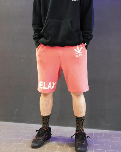 パーフェクトリブス/(adios & RELAX) Sweat Short Pants/ショートパンツ/Red