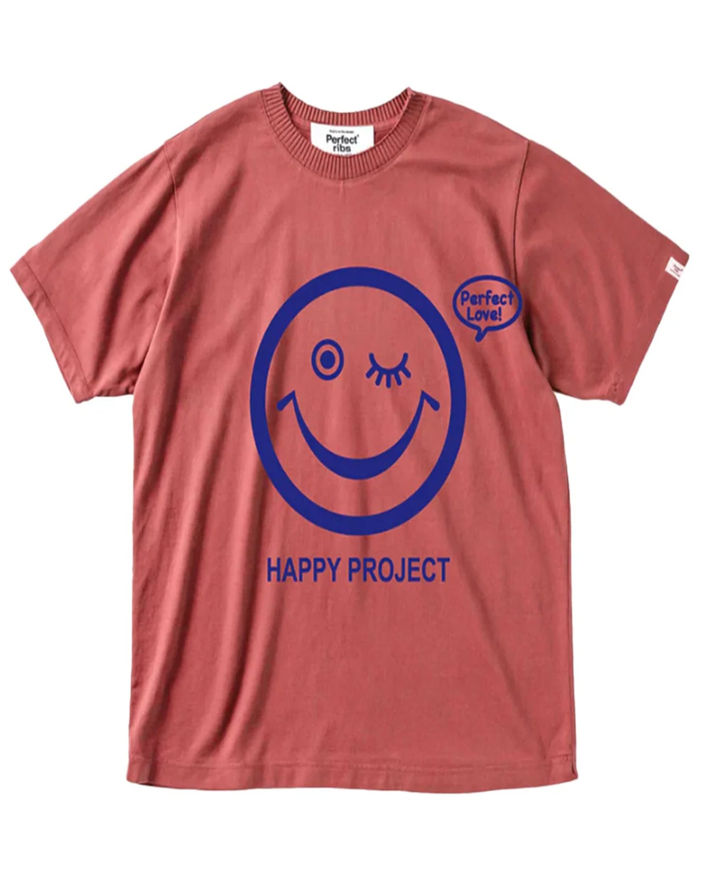 パーフェクトリブス/(SMILE & TAKE IT EASY) Short Sleeve T Shirts/Tシャツ/Red