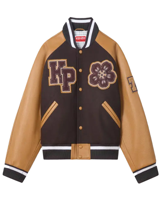 ケンゾー/BOKE FLOWER VARSITY/FE68BL1459OH/ジャケット/DARKBROWN