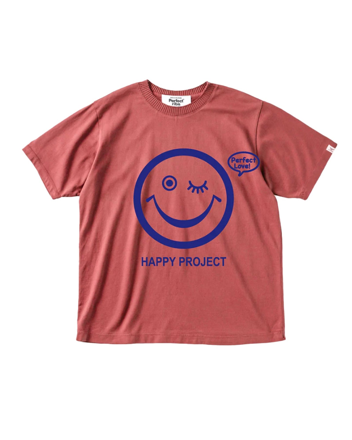 パーフェクトリブス/(SMILE & TAKE IT EASY) Short Sleeve T Shirts/Tシャツ/Red