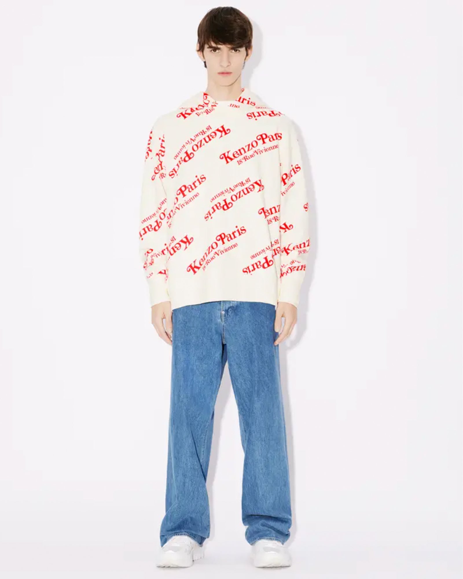 KENZO BY VERDY OVERSIZE HOODIE (プルオーバーパーカー) Offwhite