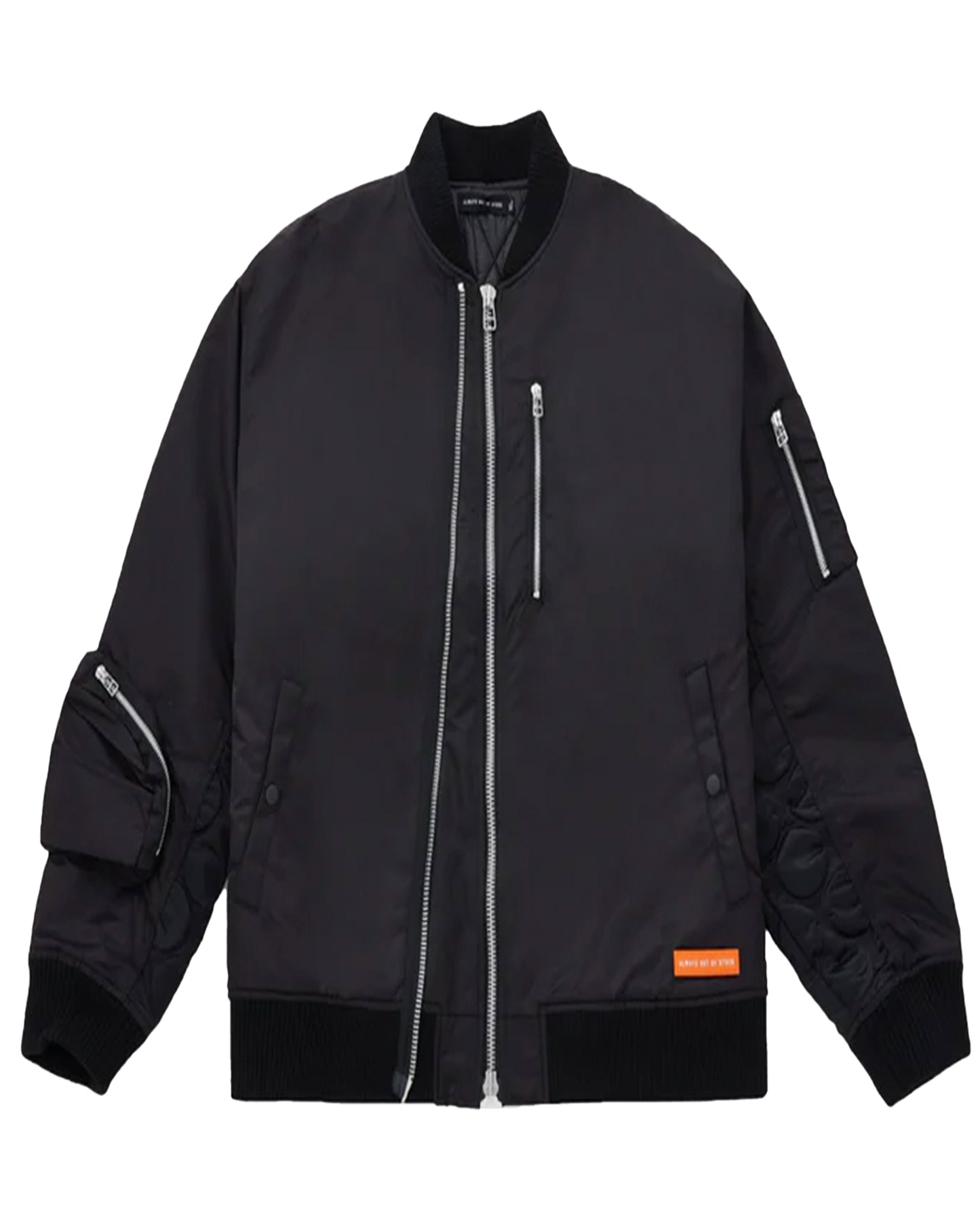 オールウェイズアウトオブストック/COMBINATION BOMBER JACKET/ボンバージャケット/BLACK