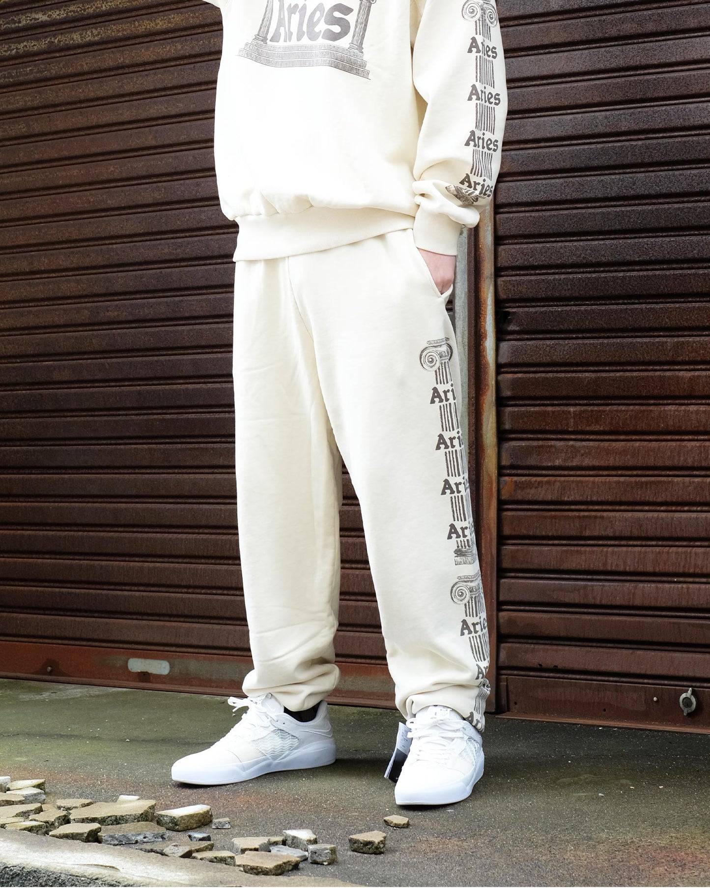 アリーズ/Ancient Column Sweatpant/スウェット/Beige