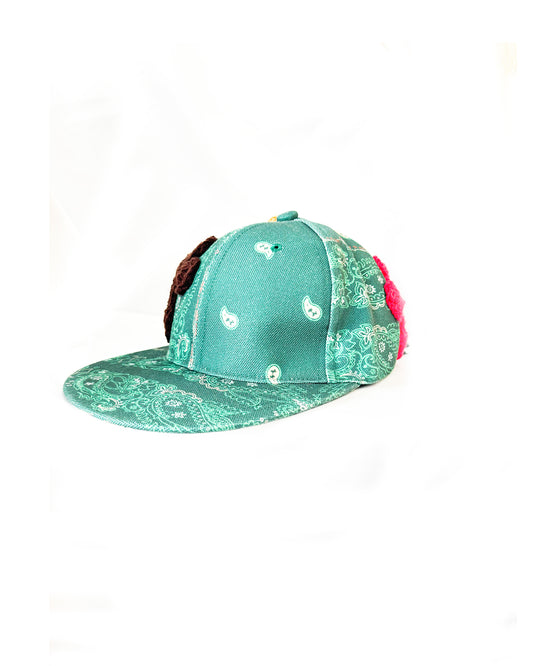 ヤーン/Y.A.R.N.Paisley CAP-1/キャップ/Green / Black