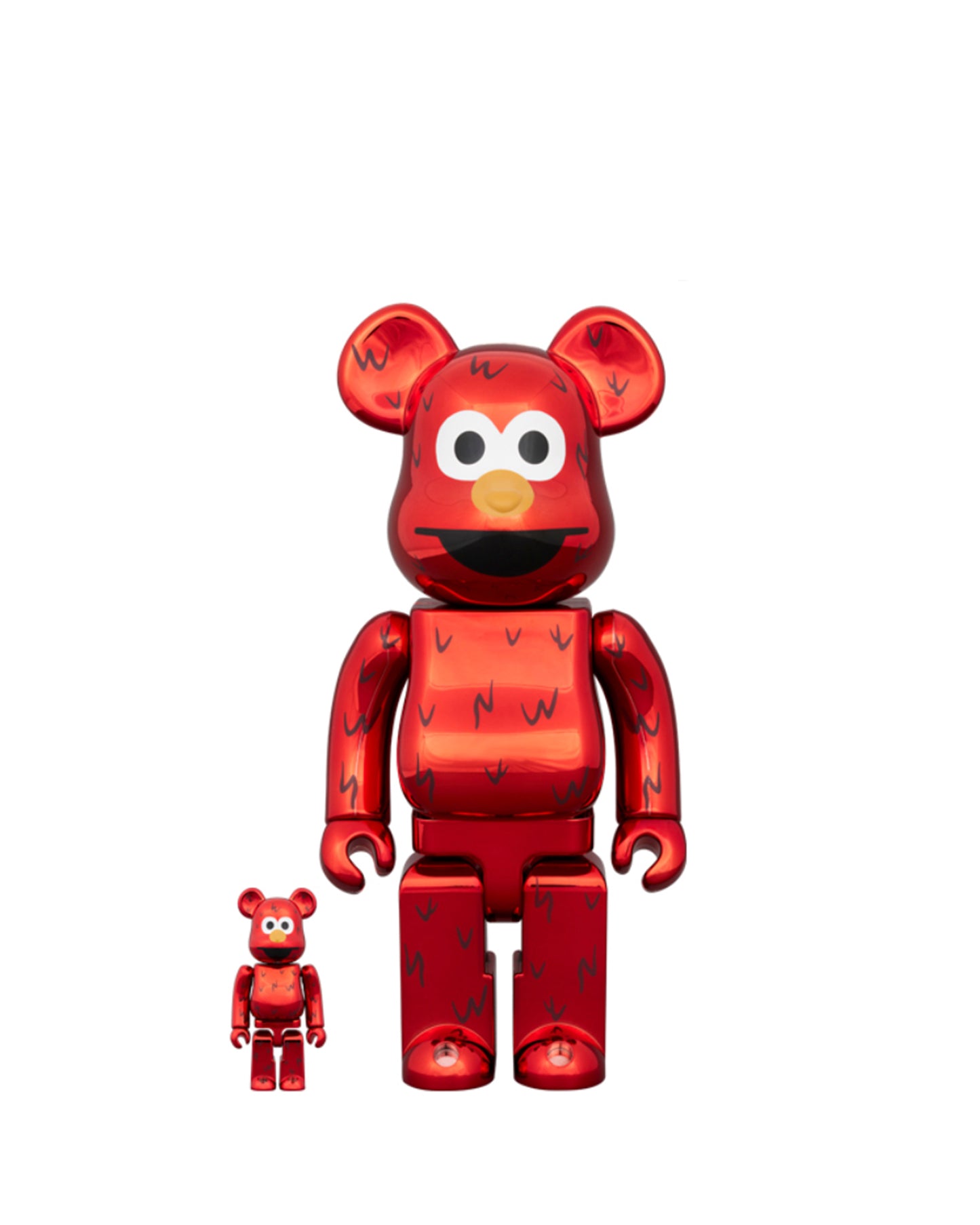 ベアブリック/BE＠RBRICK ELMO CHROME/エルモ/100％ & 400％