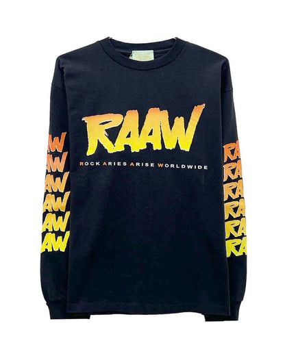 アリーズ/RAAW LS Tee/FTAR60023/ロンT/BLACK