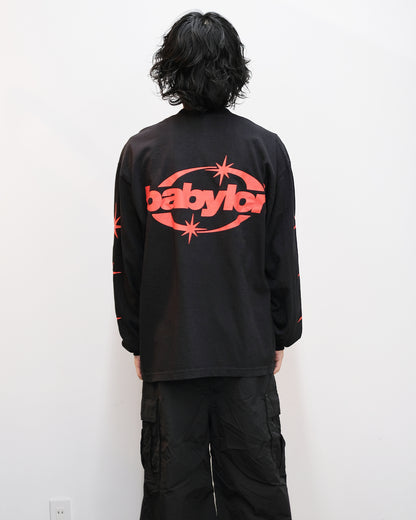 バビロン/STAR LONGSLEEVE/ロンT/BLACK