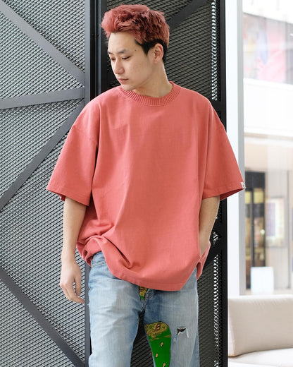 パーフェクトリブス/Basic Short Sleeve T Shirts/Tシャツ/Red