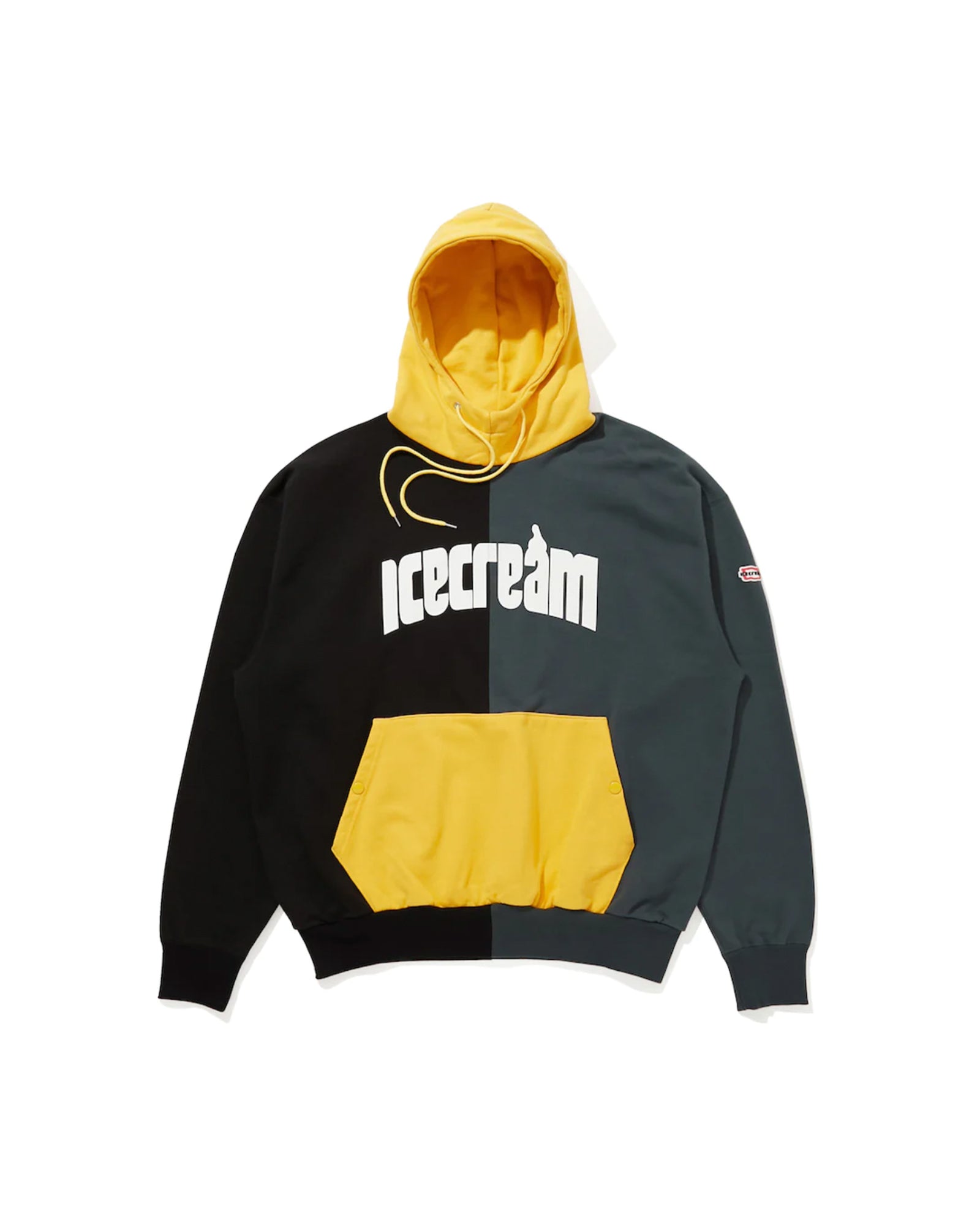 CRAZY COTTON HOODIE (pullover hoodie) YEL/BLK/GRN