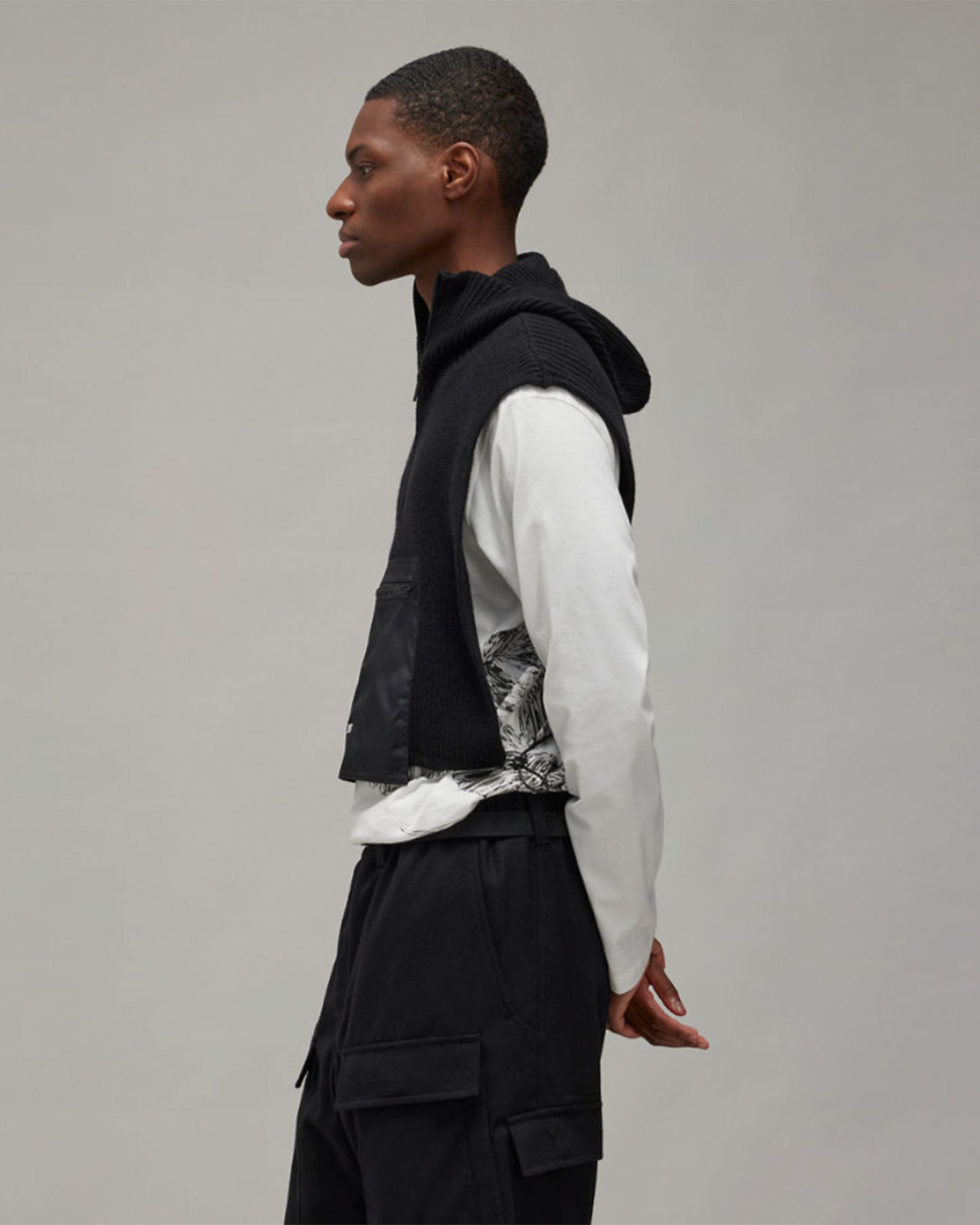 ワイスリー/Y3-A24-0000-370/Y-3 HOODED VEST/ベスト/BLACK