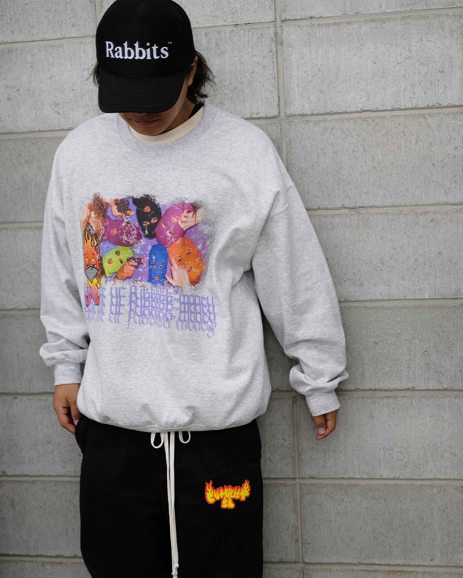 カタリストSB/ | Give Me Money Crewneck/スウェット/Ash Gray カタリストSB/ | Give Me Money Crewneck/スウェット/Ash Gray