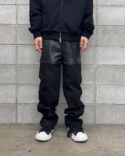 シャーマー/3 Way Denim Pants/SHM-24FW-504/デニムパンツ/BLACK