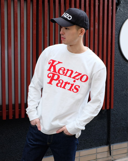 ケンゾー/KENZO BY VERDY LS TSHIRT/Tシャツ/Off White