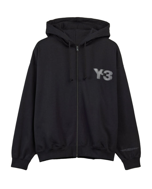 ワイスリー/JE9278-APPA24/LOGO ZIP HODDIE/ジップフーディー/Black