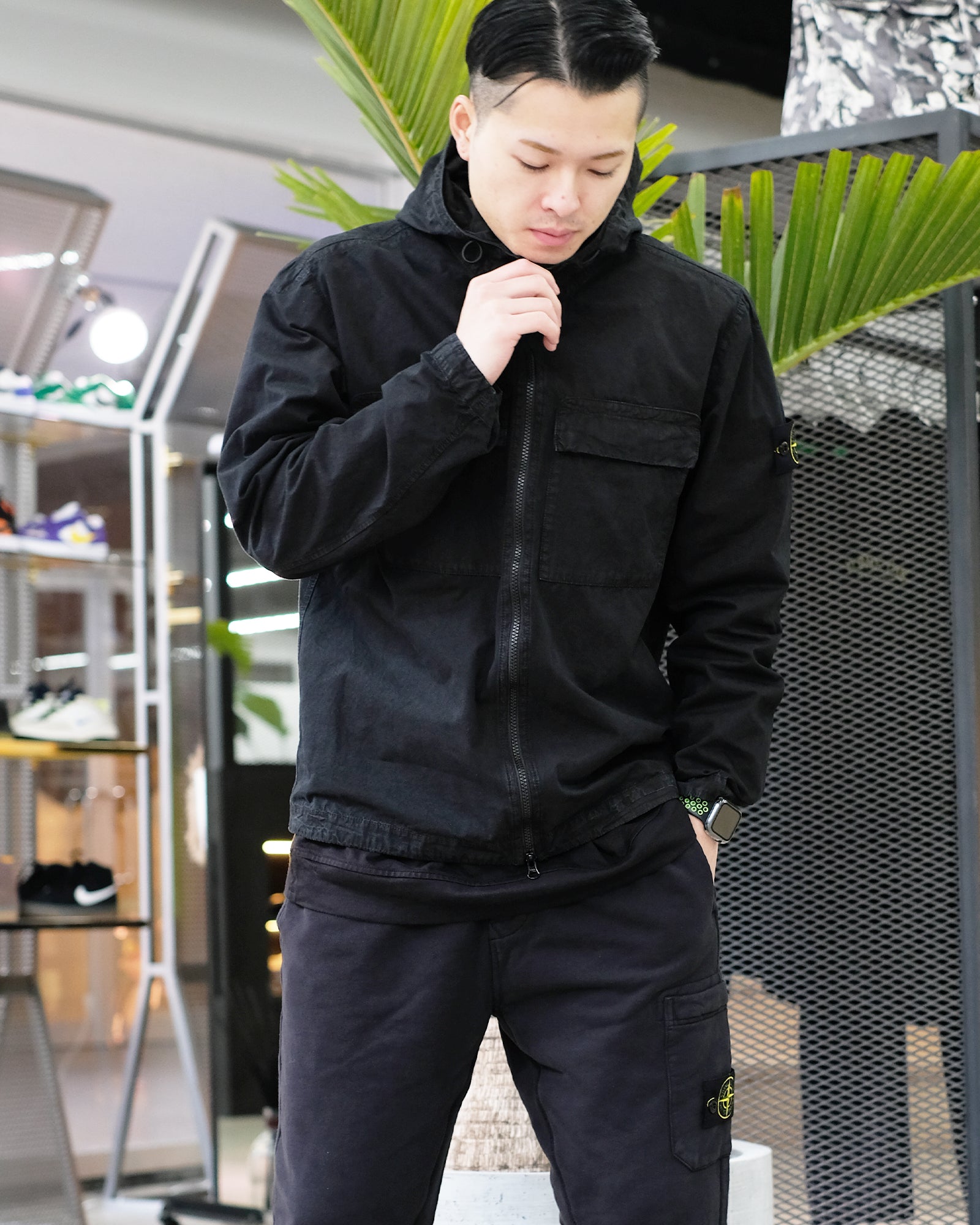 ストーンアイランド/OVERSHIRT/8015106WN/ジャケット/Black – Application