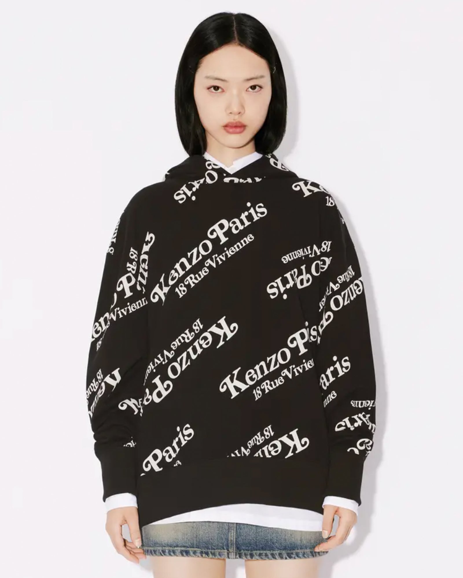 KENZO BY VERDY OVERSIZE HOODIE (プルオーバーパーカー) Black