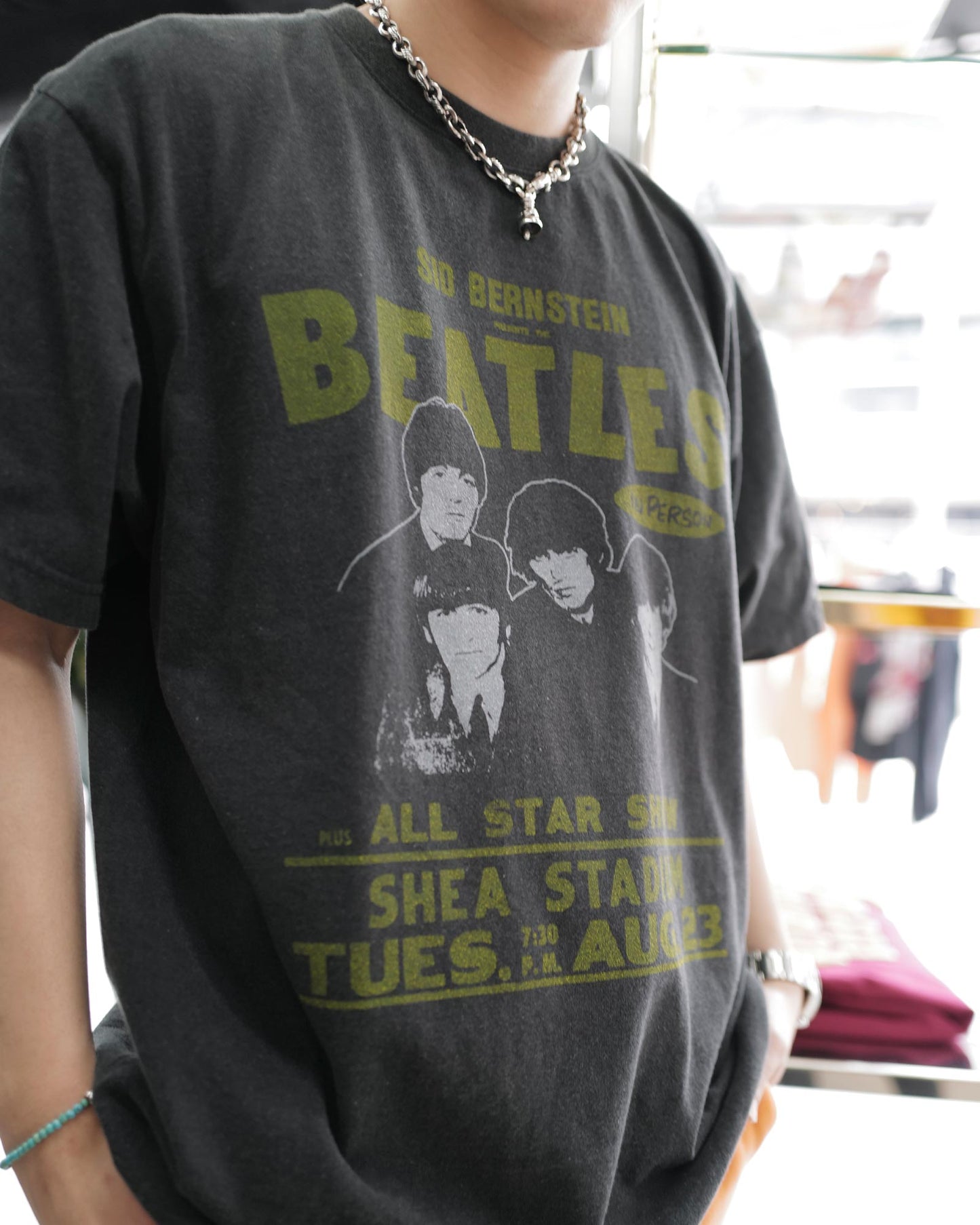 ヴィンテージTシャツ/SHEA STADIUM/Tシャツ/Black