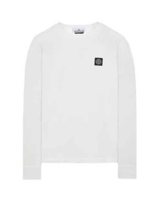 Stone Island/FELPA/801563750/Long T-shirt/White