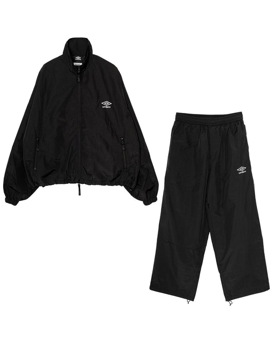 ベーシックス/X UMBRO NYLON TRACK JACKET & TROUSERS/UMB-0101&0601/トラックジャケット＆トラックパンツ/BLACK