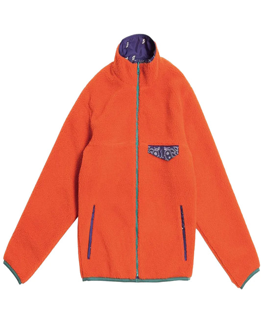 ザ ワールド イズ ユアーズ/PAISLEY FLEECE JACKET /フリースジャケット/Orange