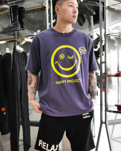 パーフェクトリブス/(SMILE & TAKE IT EASY) Short Sleeve T Shirts/Tシャツ/Navy