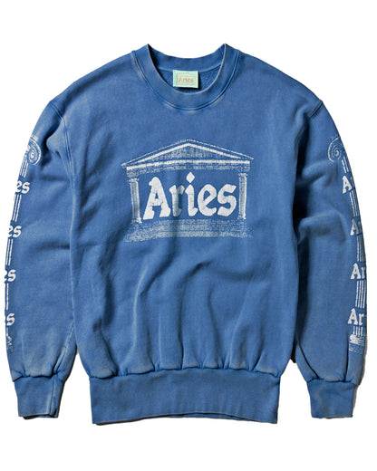 アリーズ/AR20033/Aged Ancient Column Sweat/スウェット/Blue