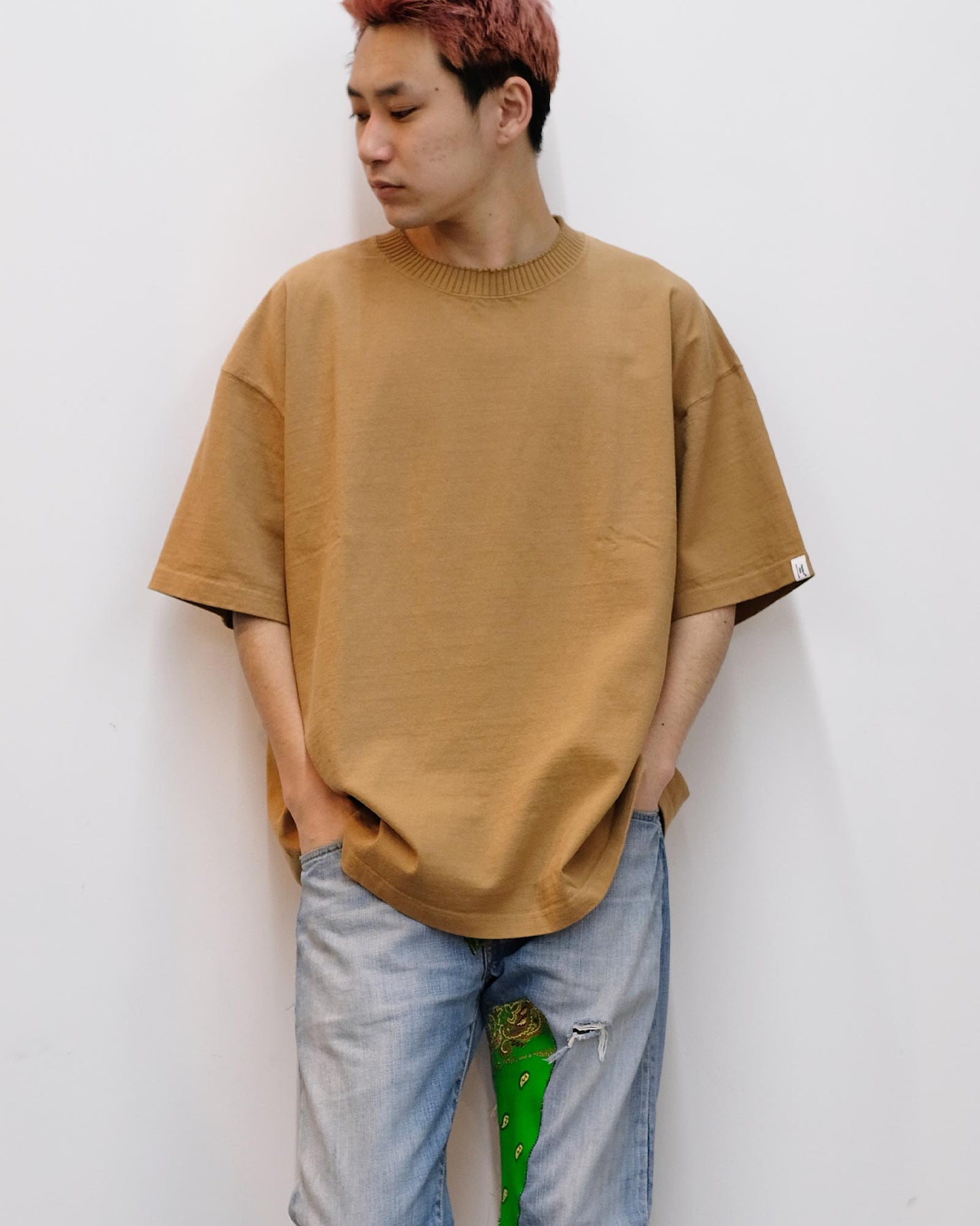 パーフェクトリブス/Basic Short Sleeve T Shirts/Tシャツ/Brown