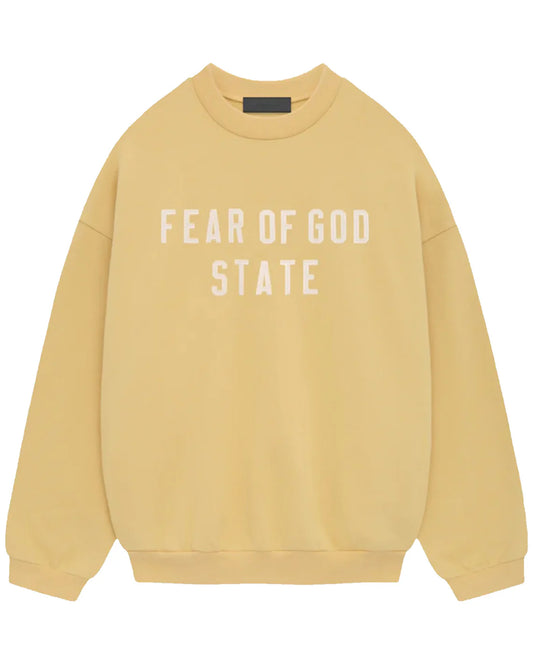 エッセンシャルズ/HEAVY FLEECE CREWNECK/192BT246233F/スウェット/AMBER