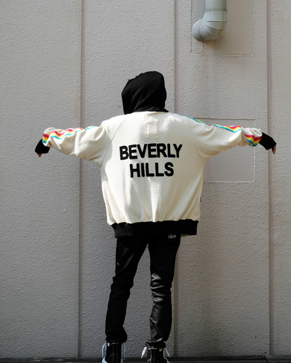 パーフェクトリブス/IMABARI Pilc Zip Hoodie BEVERLY HILLS/ジップアップパーカー/XL/Black Dyed