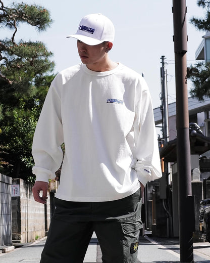 ケボズ/APPLICATION EXCLUSIVE L/S TEE/WHITE