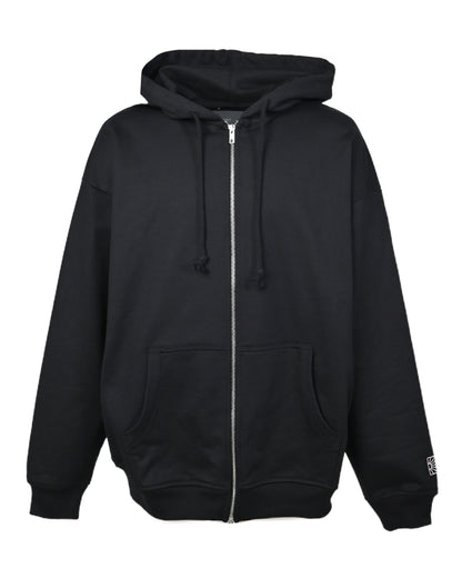 ラスベート/PACC15T027/MEN HOUSE ZIP HOODIE KNIT/プルオーバーパーカー/BLACK