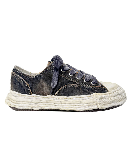 ミハラヤスヒロ / PTS23 CANVAS LOW-TOP / WASHED DENIMPTS23 CANVAS LOW-TOP / キャンバス / WASHED DENIM / A13FW714 / ピーターソン23 / BLACK