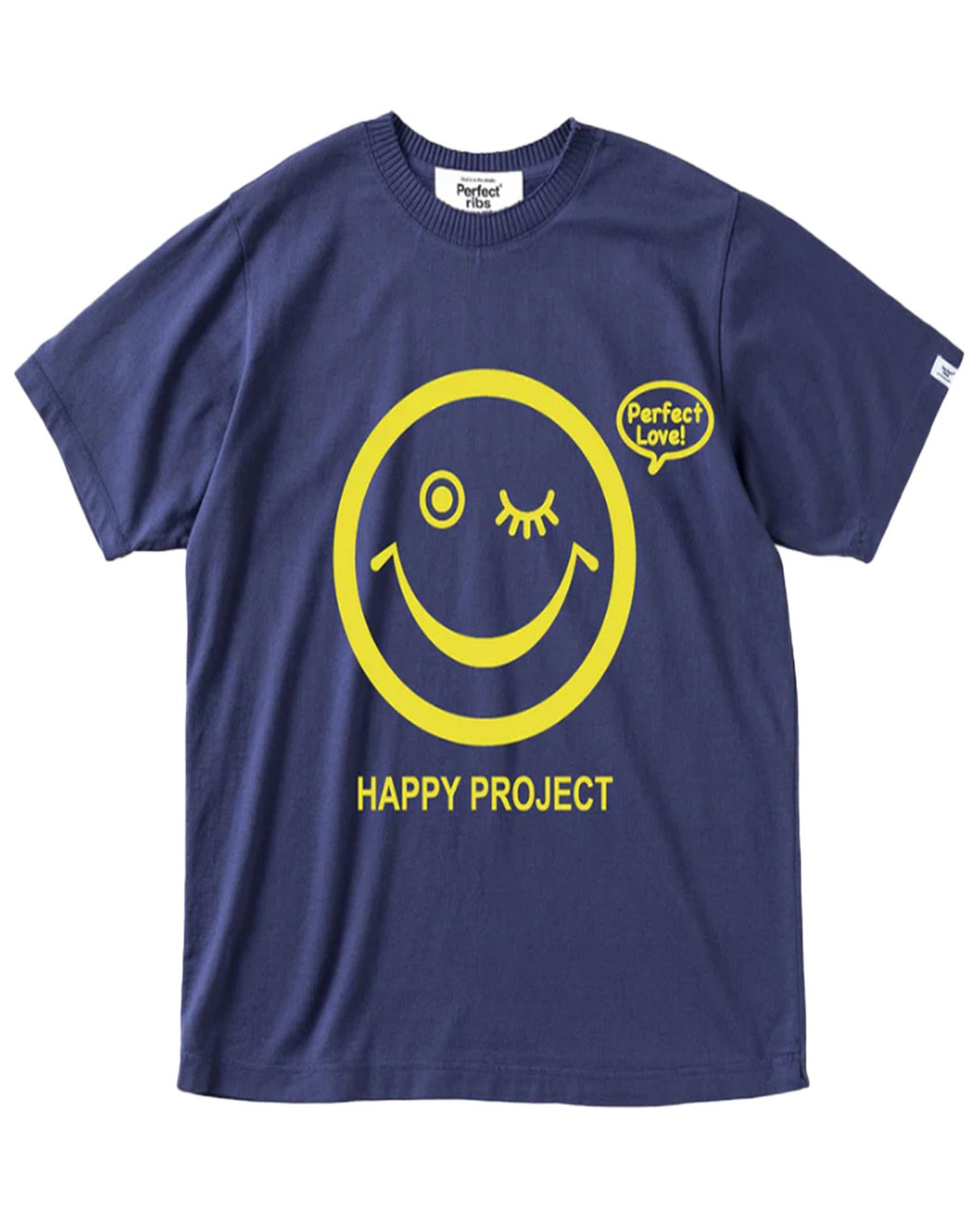 パーフェクトリブス/(SMILE & TAKE IT EASY) Short Sleeve T Shirts/Tシャツ/Navy