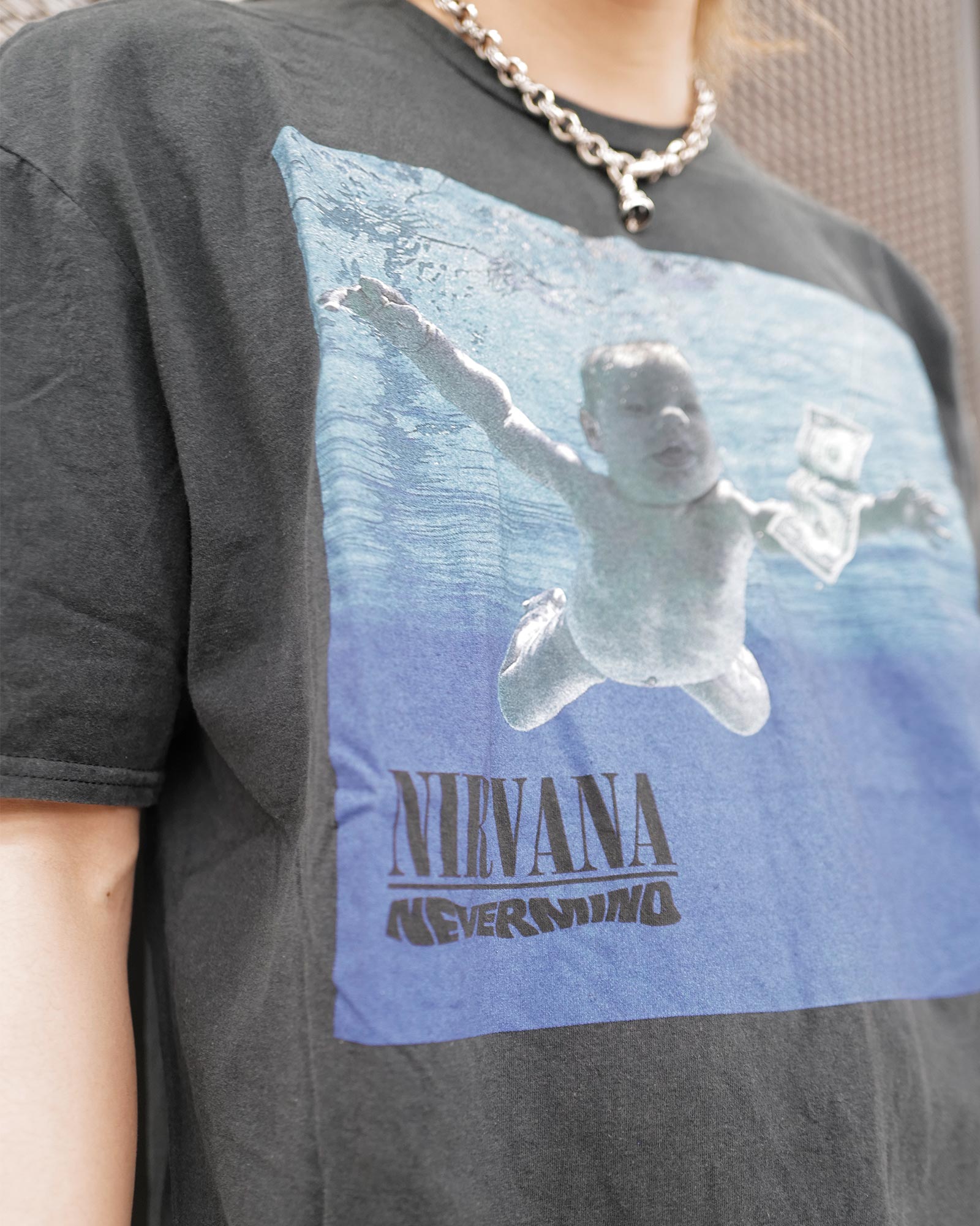 ヴィンテージTシャツ/NIRVANA TEE/Tシャツ/Black