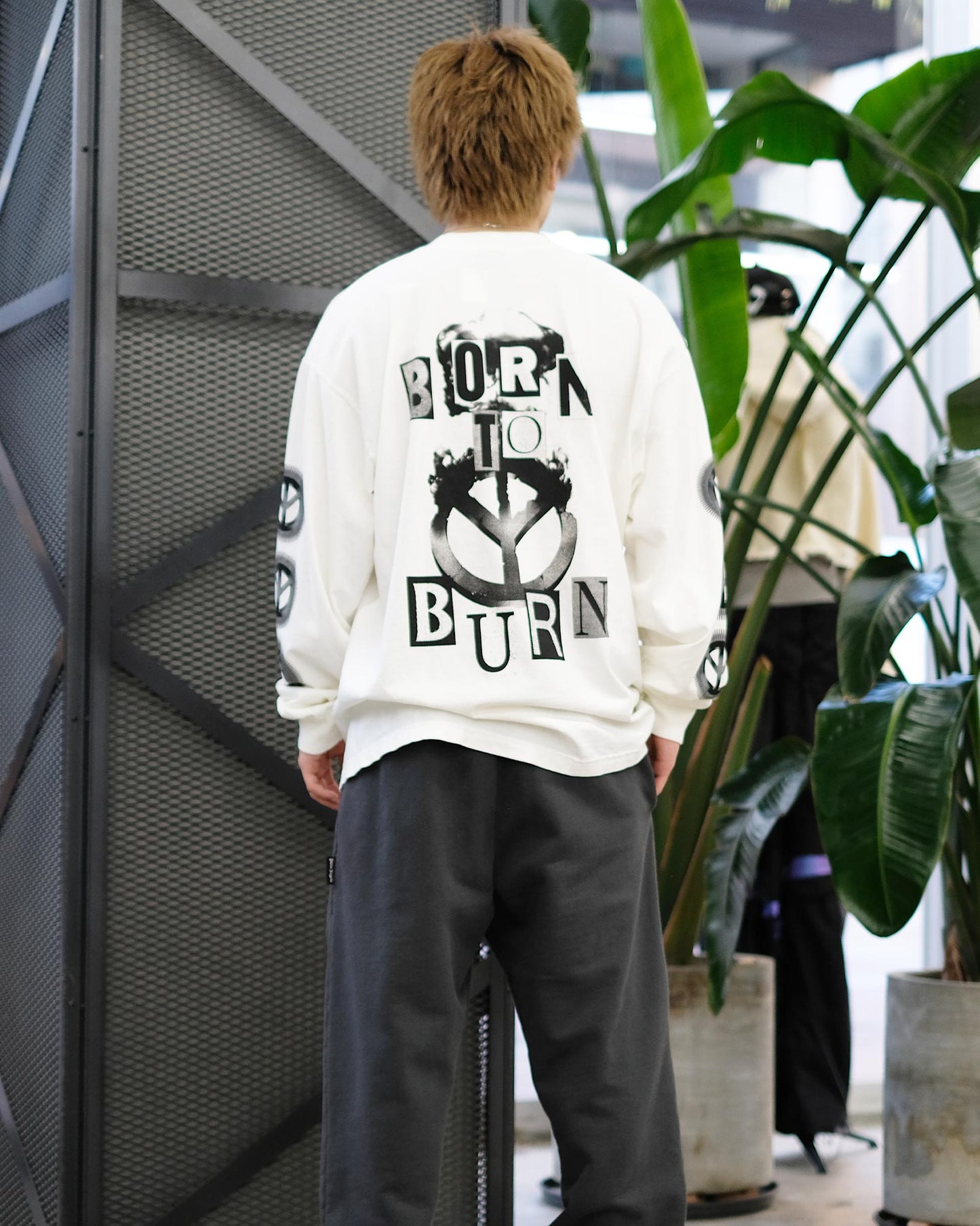 バビロン/RANSOM LONGSLEEVE T-SHIRT/ロンＴ/Off White