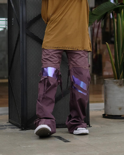 スワンプゴッド/WIDE SLASH PANTS/パンツ/32/BORDEAUX