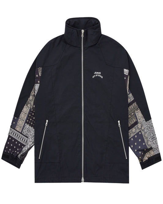 オールウェイズアウトオブストック/HA-024202111/PAISLEY COMBI JACKET/ジャケット/BLACK