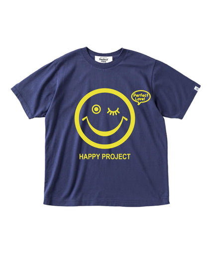 パーフェクトリブス/(SMILE & TAKE IT EASY) Short Sleeve T Shirts/Tシャツ/Navy