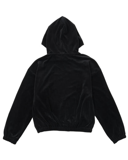 シャーマー/marimo hoodie/SHM-24FW-402/プルオーバーパーカー/BLACK