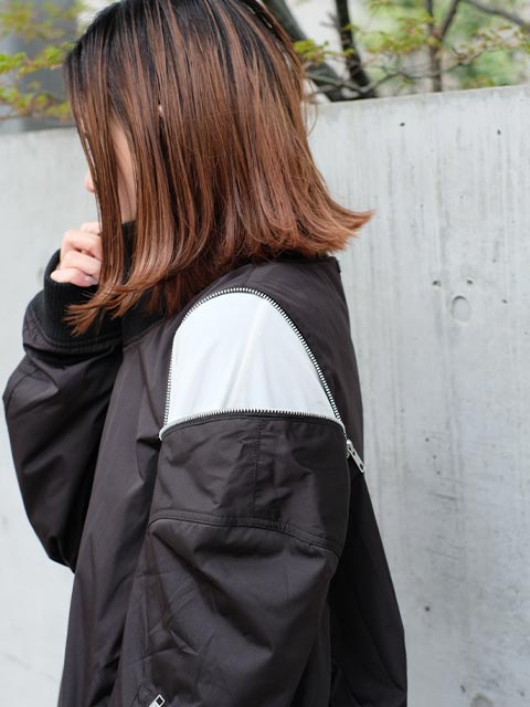 シャーマー/5Zip Flight Jacket/ジャケット/Black