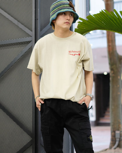 アルケミスト/AMP24MJSST80.A/AL Dirty Rose Tee/Tシャツ/Jet Str