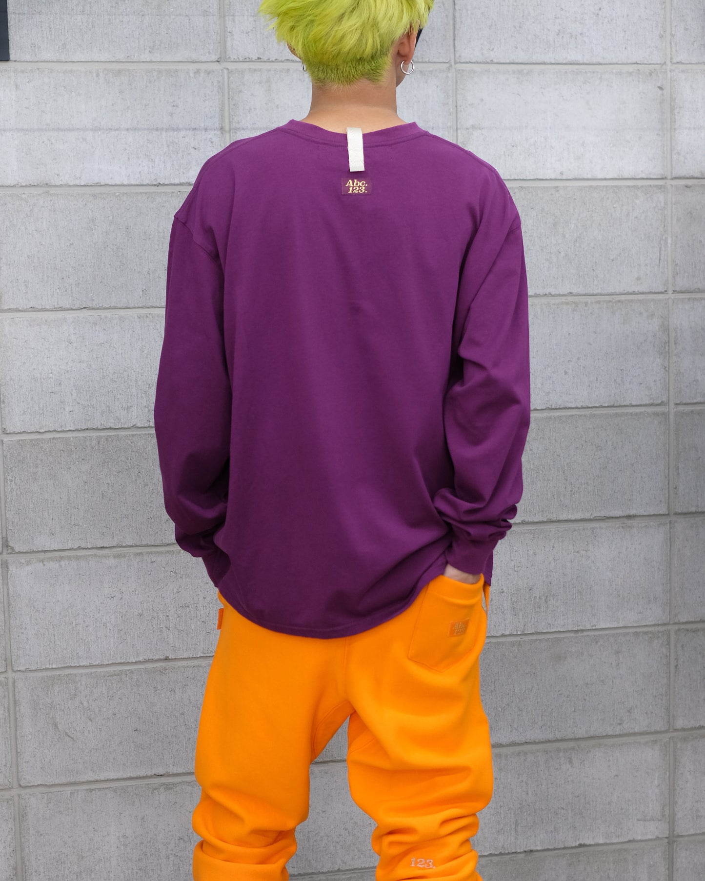 Advisory Board Crystals/L/S Pocket Tee/Long Sleeve T-Shirt/Purple