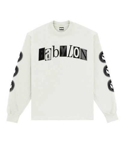 バビロン/RANSOM LONGSLEEVE T-SHIRT/ロンＴ/Off White