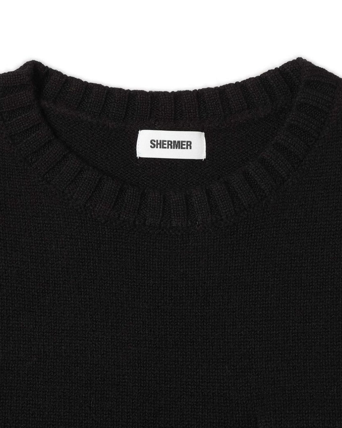 Cropped High Gage Knit