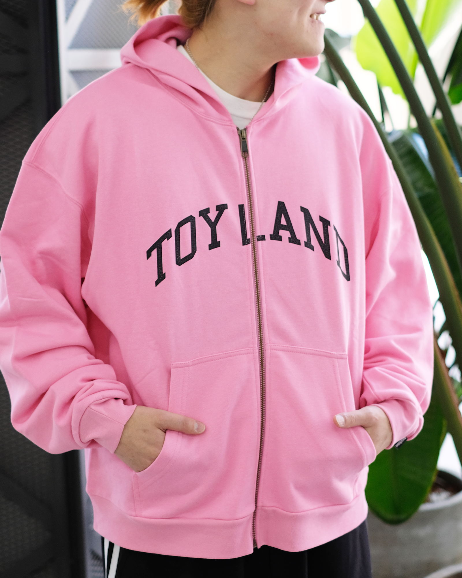 ボーイズイントイランド/TOYLAND ZIP HOODIE/パーカー/Pink ボーイズイントイランド/TOYLAND ZIP HOODIE/パーカー/Pink