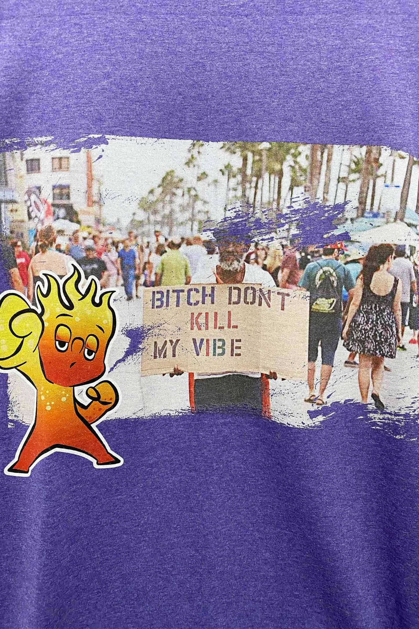 カタリストSB/ | Don't Kill My Vibe Tee/Tシャツ/Purple