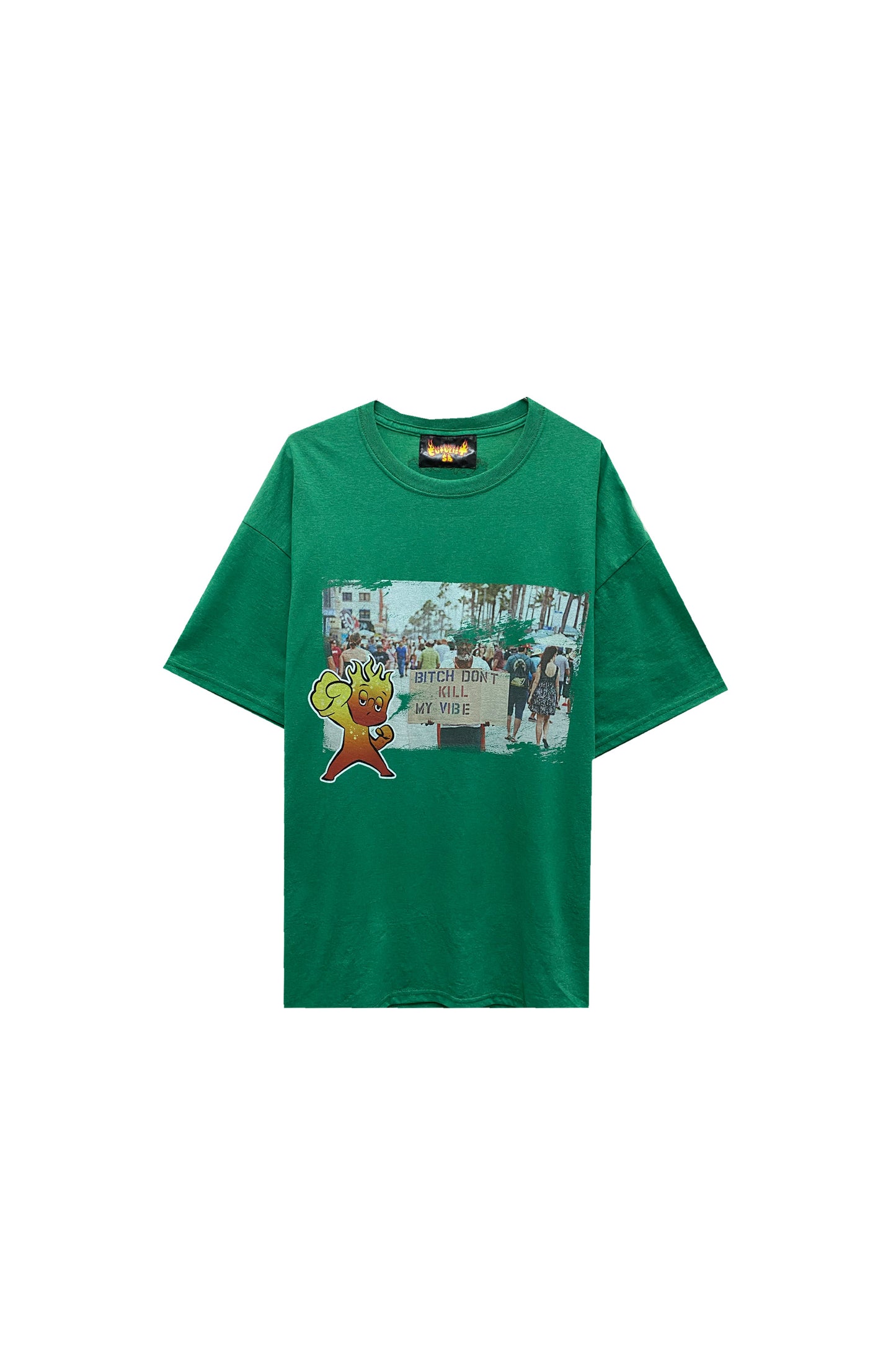 カタリストSB/ | Don't Kill My Vibe Tee/Tシャツ/Green