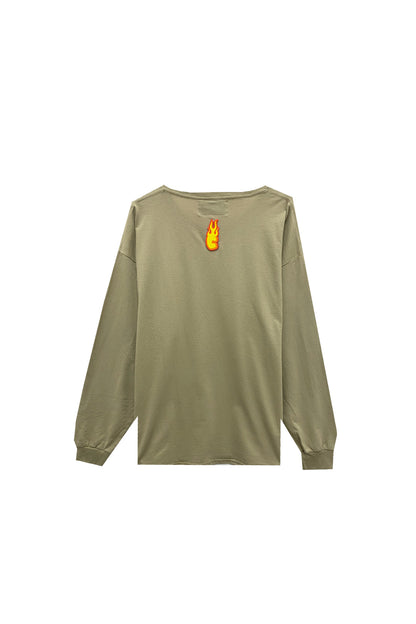 カタリストSB/ | The Life L/S tee/ロンT/Khaki